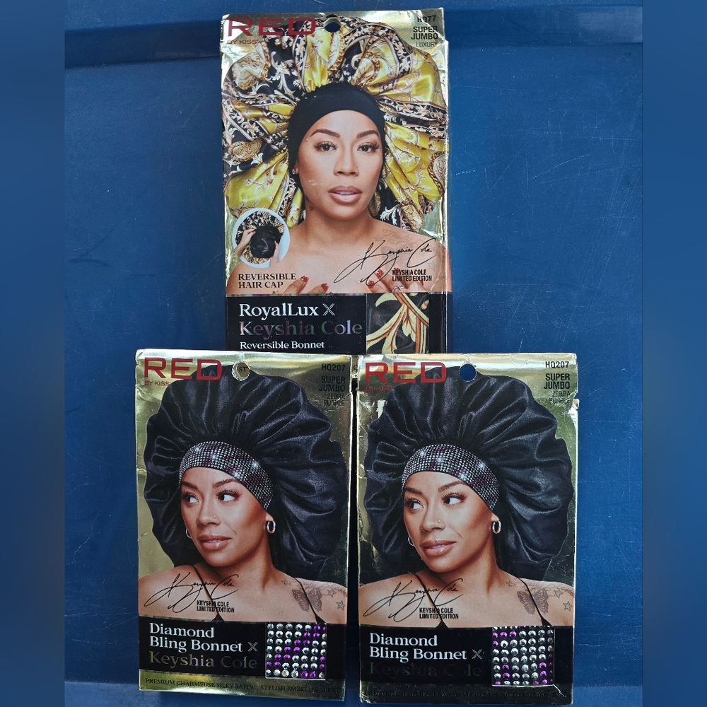 RoyalLux Reversible Black Bonnet - KeysHia Cole Collection